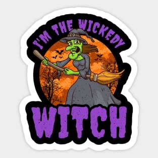 I'm the Wickedy Witch Sticker